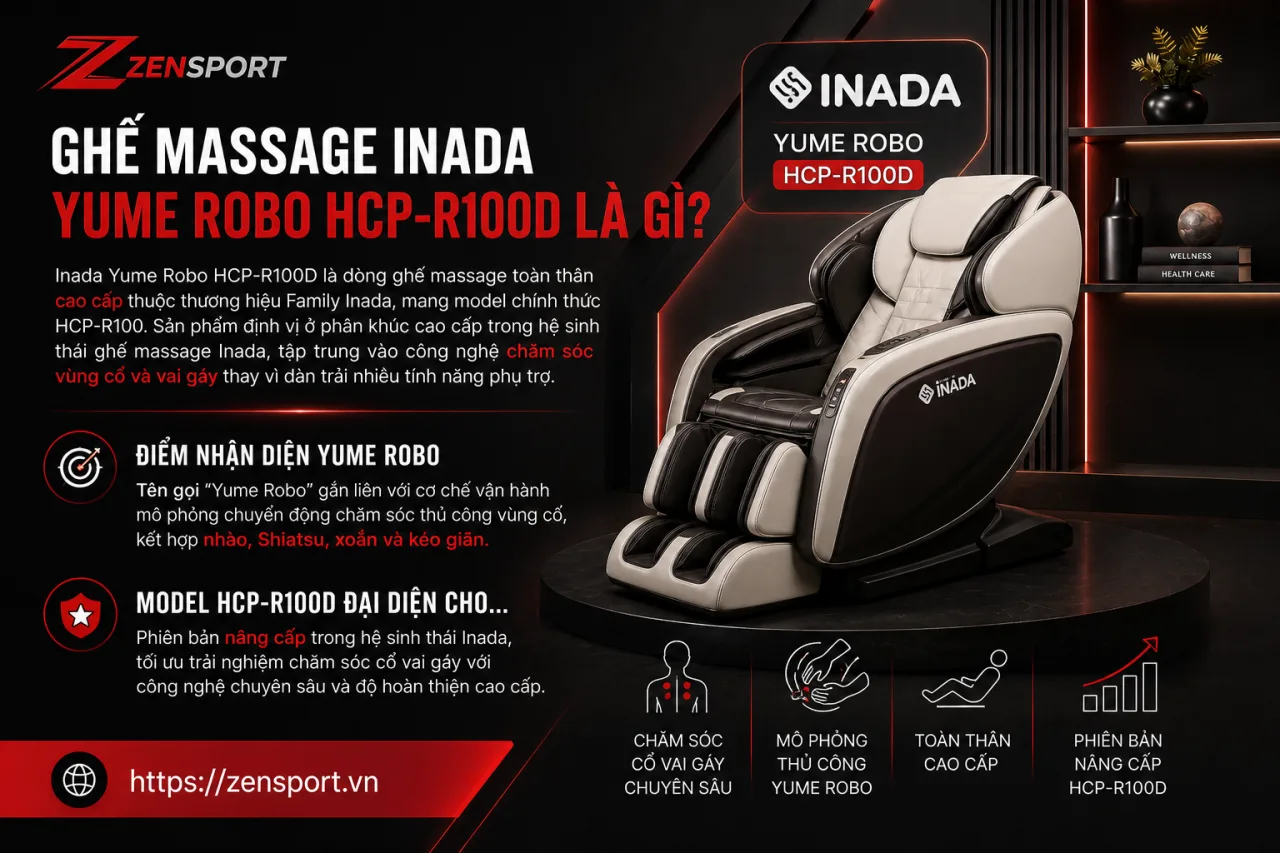 Ghế massage Inada Yume Robo HCP-R100D