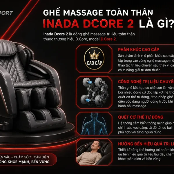 Ghế massage toàn thân Inada Dcore 2