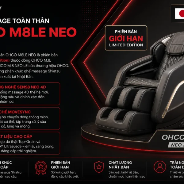 Ghế massage toàn thân OHCO M8LE NEO