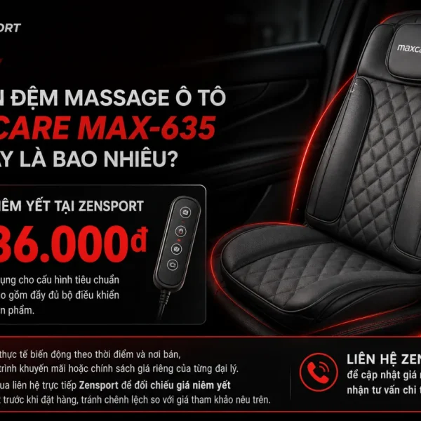 Giá bán Đệm massage ô tô Maxcare Max-635 hiện nay là bao nhiêu