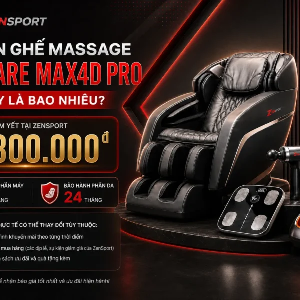 Giá Bán Ghế Massage Maxcare Max4D Pro Hiện Nay Là Bao Nhiêu