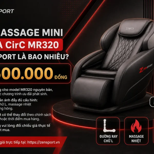 Giá Bán Ghế Massage Mini SYNCA CirC MR320 Tại Zensport Là Bao Nhiêu