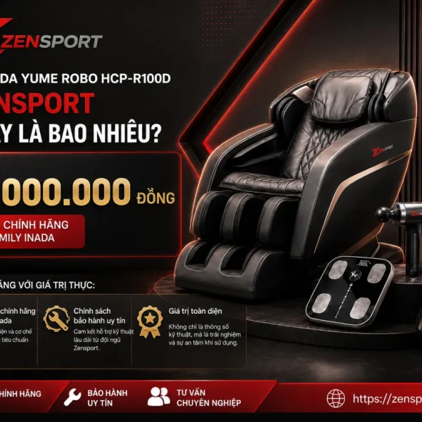 Giá bán Inada Yume Robo HCP-R100D tại Zensport hiện nay là bao nhiêu