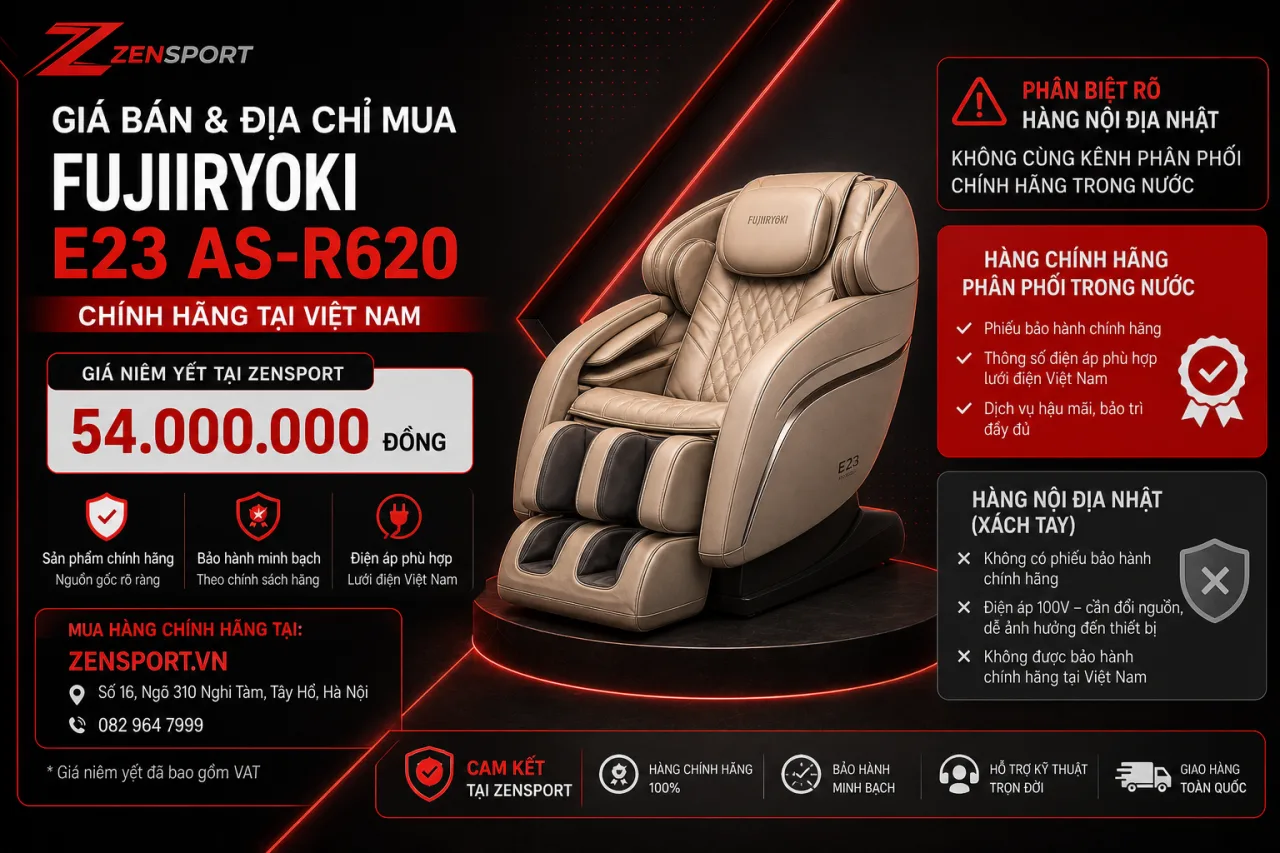 Giá bán và địa chỉ mua Fujiiryoki E23 AS-R620 chính hãng, nội địa Nhật ở đâu Giá bán và địa chỉ mua Fujiiryoki E23 AS-R620 chính hãng, nội địa Nhật ở đâu