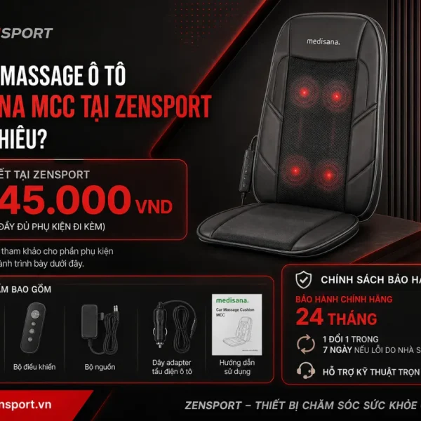 Giá đệm massage ô tô Medisana MCC tại Zensport là bao nhiêu