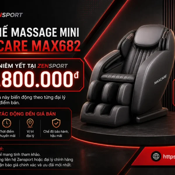Giá Ghế Massage Mini Maxcare Max682 Bao Nhiêu