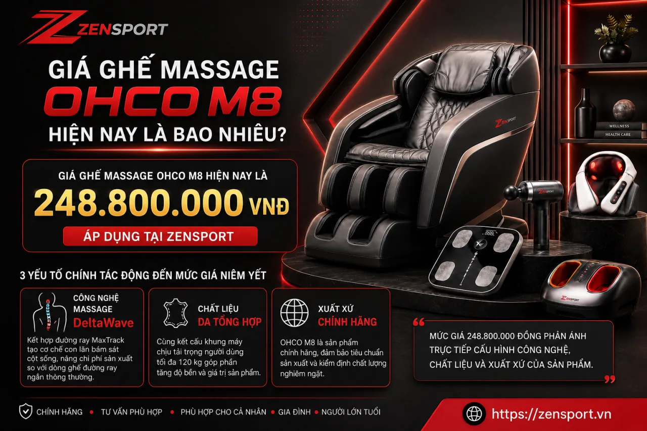 Giá Ghế Massage OHCO M8 Hiện Nay Là Bao Nhiêu Giá Ghế Massage OHCO M8 Hiện Nay Là Bao Nhiêu