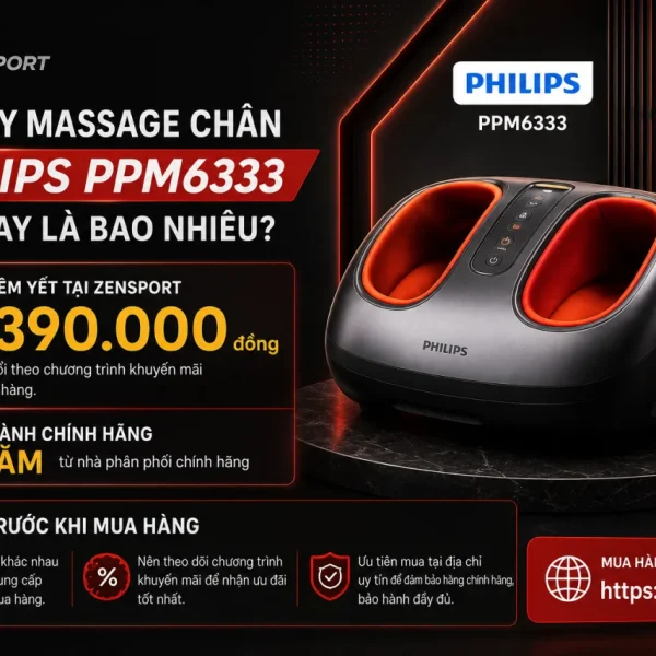Giá Máy massage chân Philips PPM6333 hiện nay là bao nhiêu