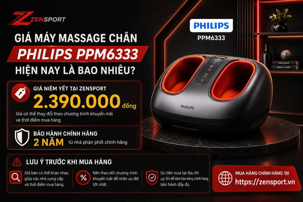 Giá Máy massage chân Philips PPM6333 hiện nay là bao nhiêu Giá Máy massage chân Philips PPM6333 hiện nay là bao nhiêu