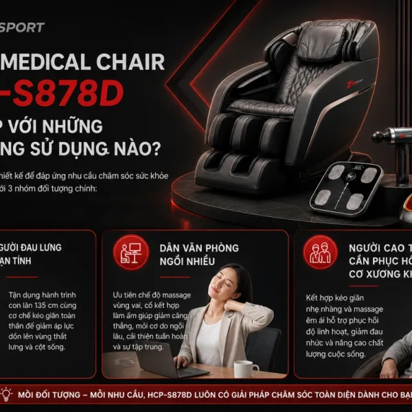 Inada Medical Chair HCP-S878D Phù Hợp Với Những Đối Tượng Sử Dụng Nào