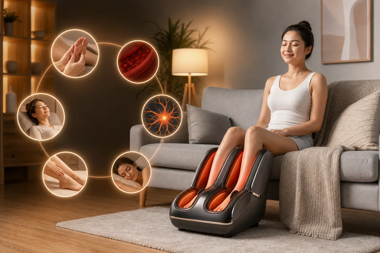 Máy Massage Chân Có Công Dụng Gì Đối Với Sức Khỏe