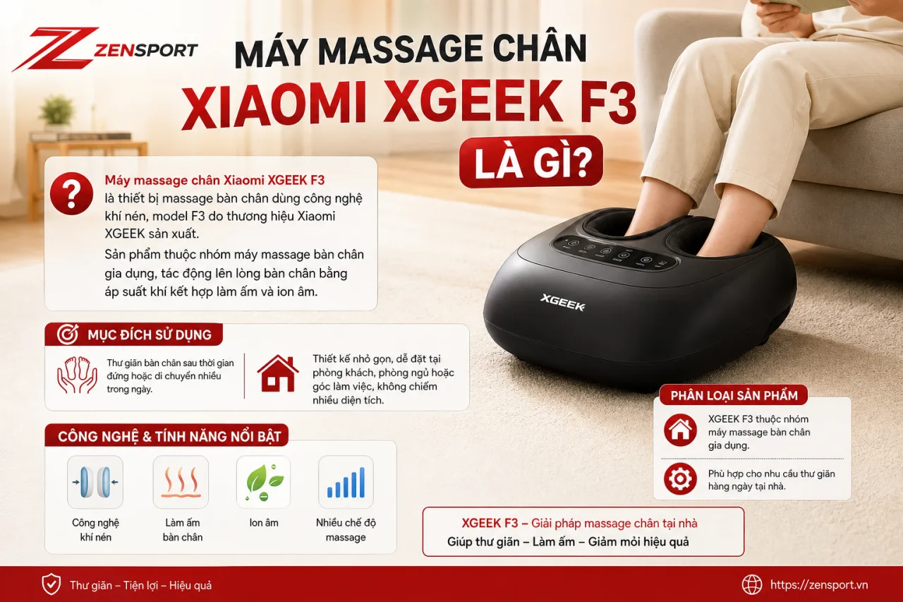 Máy Massage Chân Xiaomi XGEEK F3 Máy Massage Chân Xiaomi XGEEK F3
