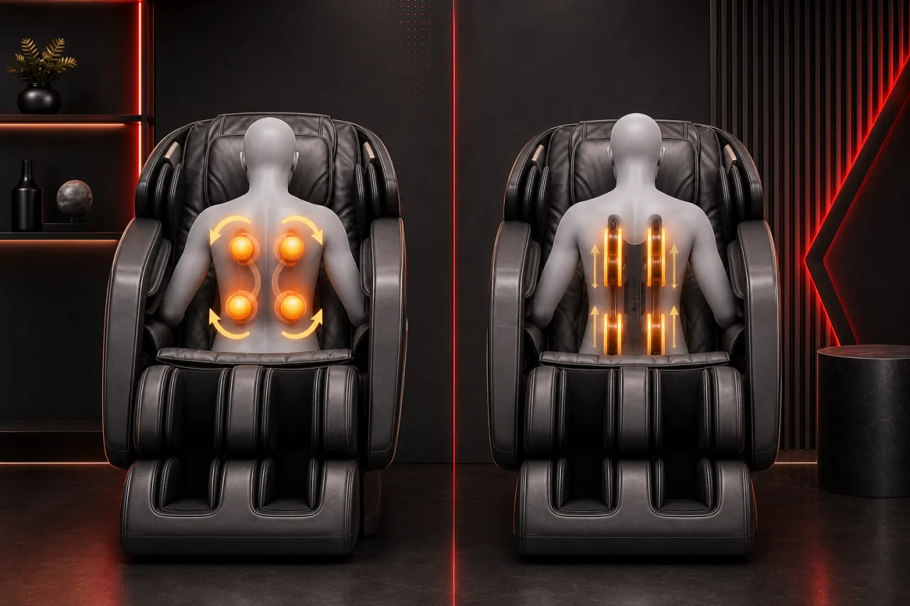 MCS-950 có 2 kiểu massage Shiatsu và Rolling khác nhau MCS-950 có 2 kiểu massage Shiatsu và Rolling khác nhau
