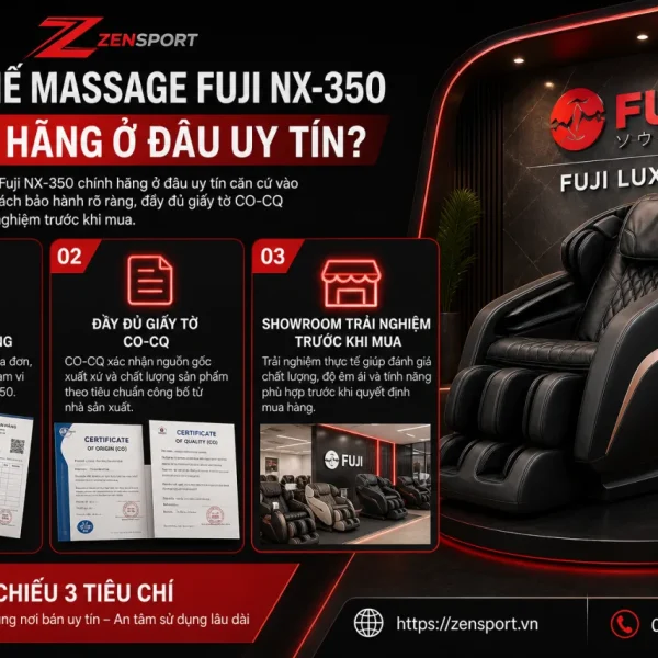 Mua Ghế massage Fuji NX-350 chính hãng ở đâu uy tín