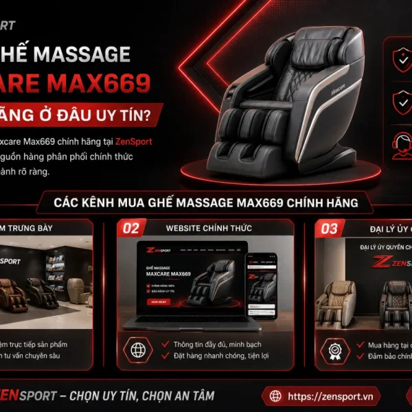 Mua Ghế Massage Maxcare Max669 Chính Hãng Ở Đâu Uy Tín