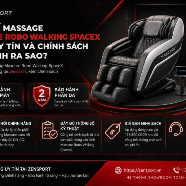 Mua Ghế Massage Maxcare Robo Walking SpaceX Ở Đâu Uy Tín Và Chính Sách Bảo Hành