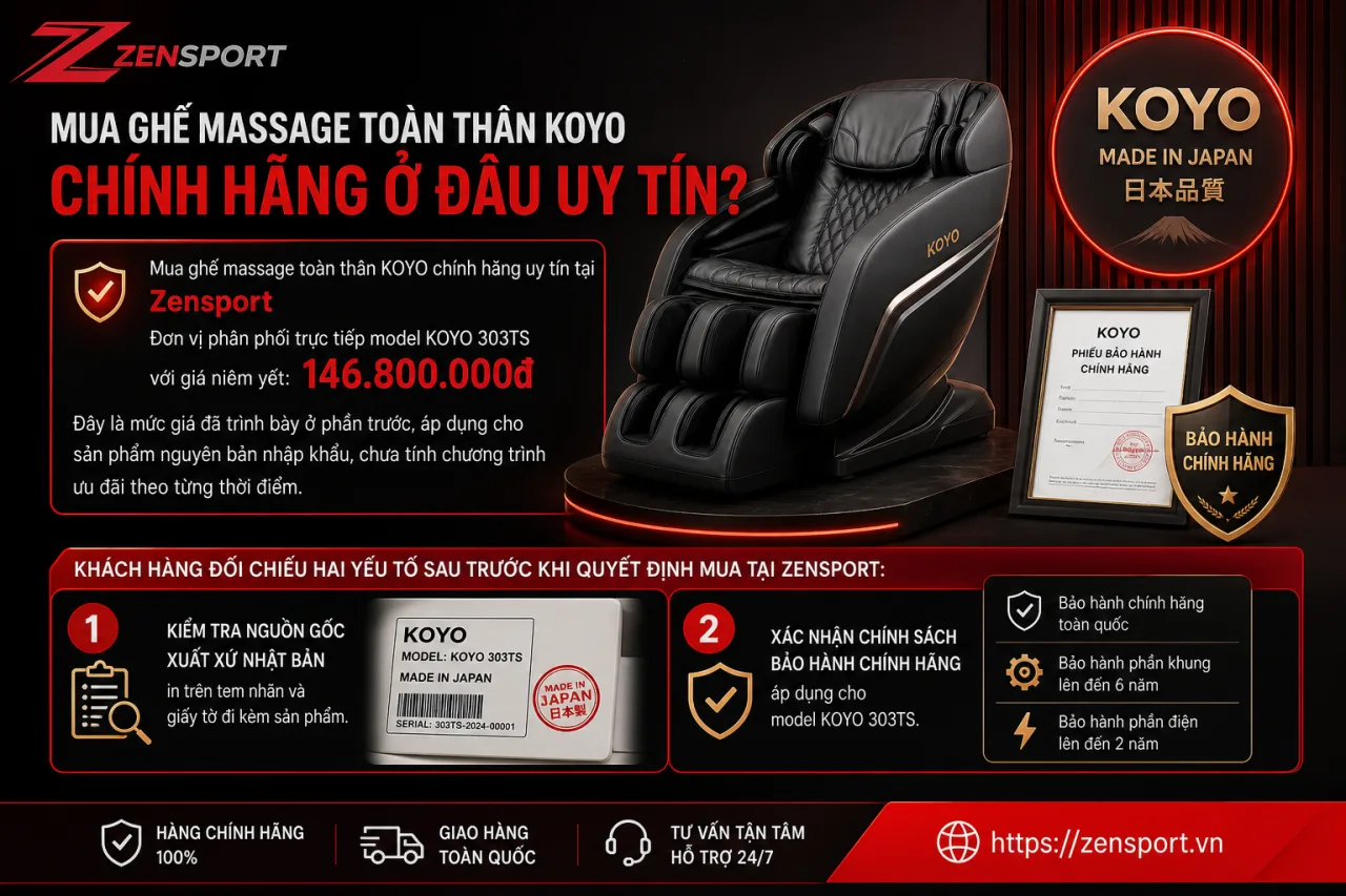 Mua Ghế Massage Toàn Thân KOYO Chính Hãng Ở Đâu Uy Tín Mua Ghế Massage Toàn Thân KOYO Chính Hãng Ở Đâu Uy Tín