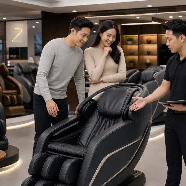 Nên mua ghế massage Queen Crown QC V9 Plus ở đâu để đảm bảo uy tín và giá tốt