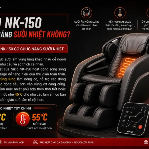 Nikio NK-150 Có Chức Năng Sưởi Nhiệt Không?