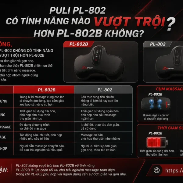 Puli PL-802 Có Tính Năng Nào Vượt Trội Hơn PL-802B Không?
