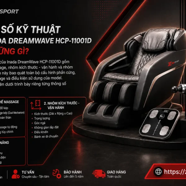 Thông Số Kỹ Thuật Của Inada DreamWave HCP-11001D Gồm Những Gì