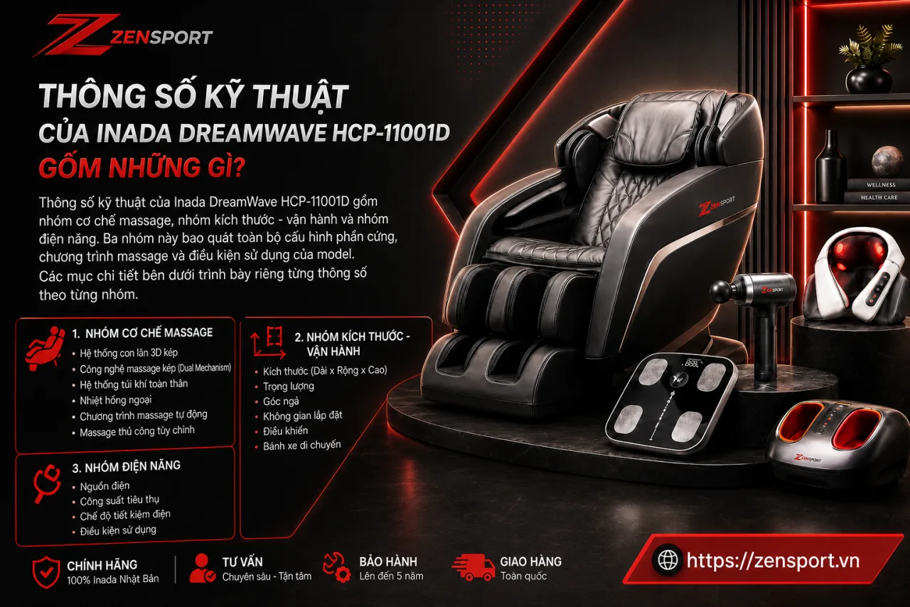 Thông Số Kỹ Thuật Của Inada DreamWave HCP-11001D Gồm Những Gì Thông Số Kỹ Thuật Của Inada DreamWave HCP-11001D Gồm Những Gì