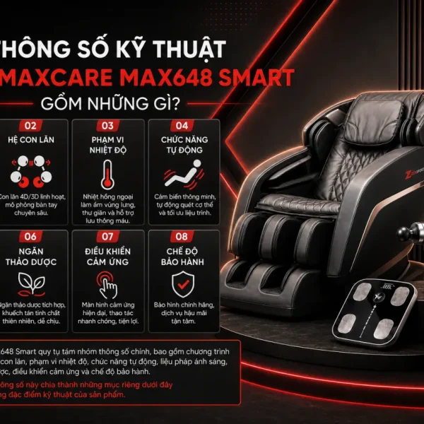 Thông Số Kỹ Thuật Của Maxcare Max648 Smart Gồm Những Gì