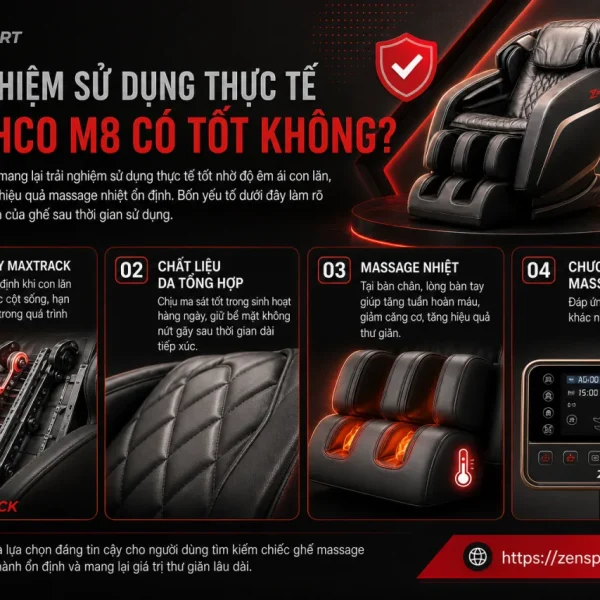 Trải Nghiệm Sử Dụng Thực Tế Ghế OHCO M8