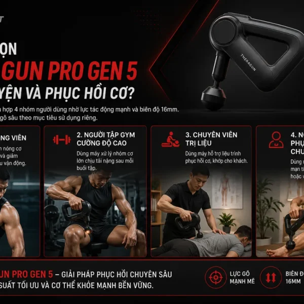 Ai nên chọn Theragun Pro Gen 5 để tập luyện và phục hồi cơ
