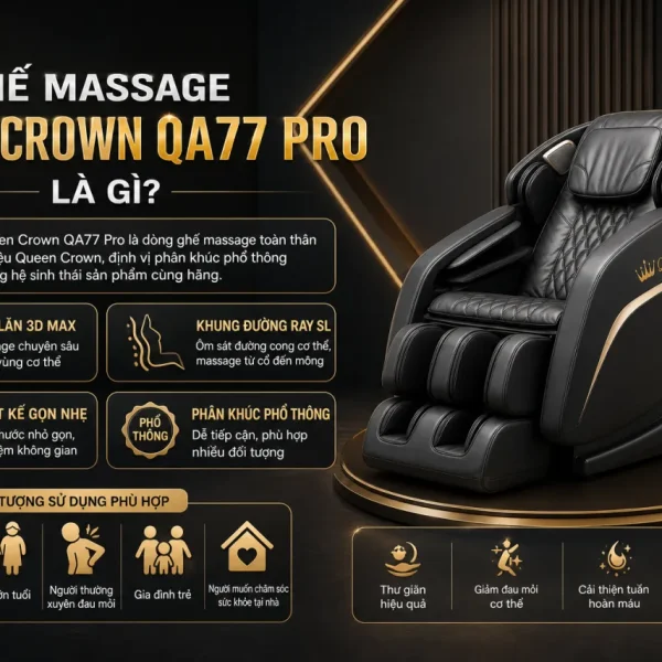 Ghế Massage Queen Crown QA77 Pro