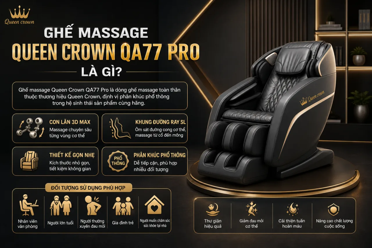 Ghế Massage Queen Crown QA77 Pro Ghế Massage Queen Crown QA77 Pro