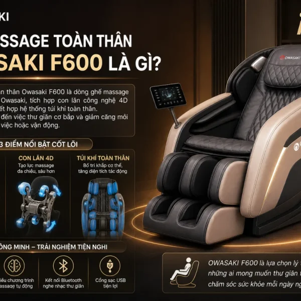 Ghế massage toàn thân Owasaki F600