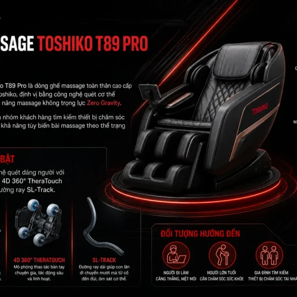 Ghế massage Toshiko T89 Pro