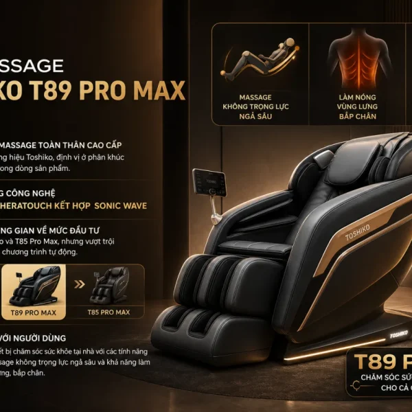 Ghế massage Toshiko T89 Pro Max