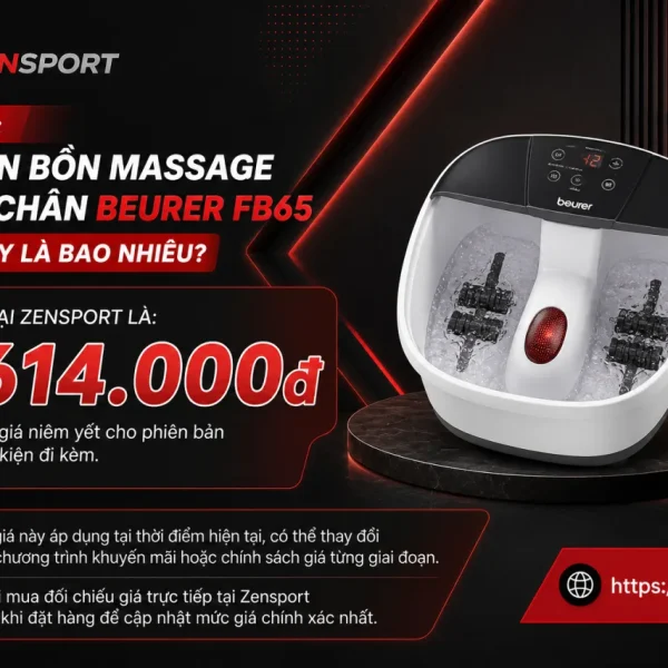 Giá bán Bồn massage ngâm chân Beurer FB65 hiện nay là bao nhiêu