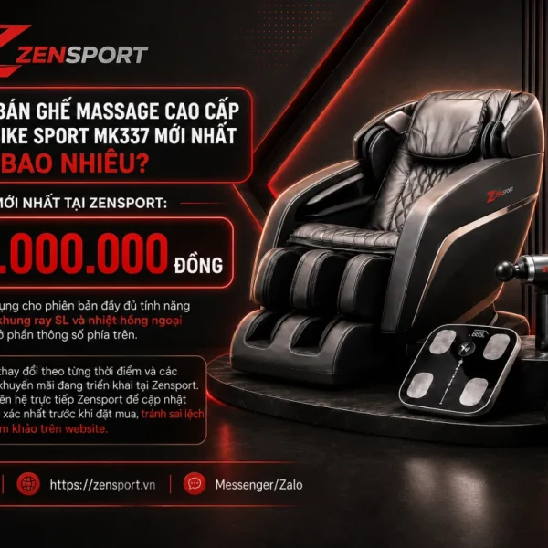 Giá bán Ghế massage cao cấp Airbike Sport MK337 mới nhất là bao nhiêu