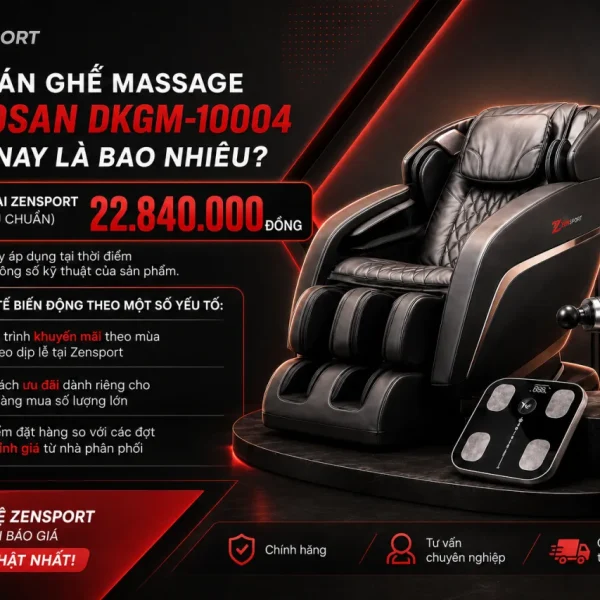 Giá bán Ghế massage Daikiosan DKGM-10004 hiện nay là bao nhiêu