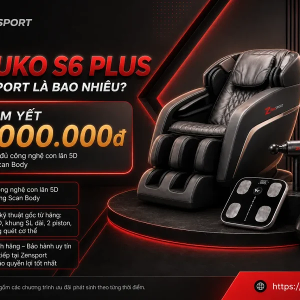 Giá bán Haruko S6 Plus tại Zensport là bao nhiêu