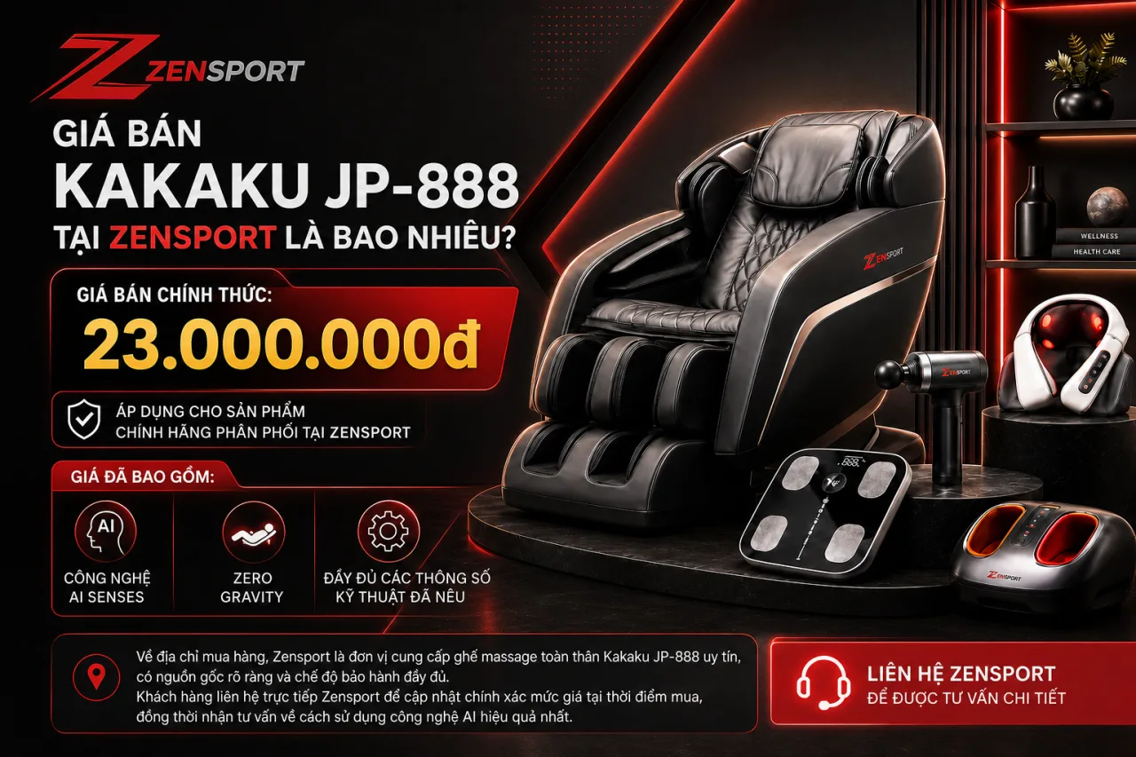 Giá bán Kakaku JP-888 tại Zensport là bao nhiêu Giá bán Kakaku JP-888 tại Zensport là bao nhiêu