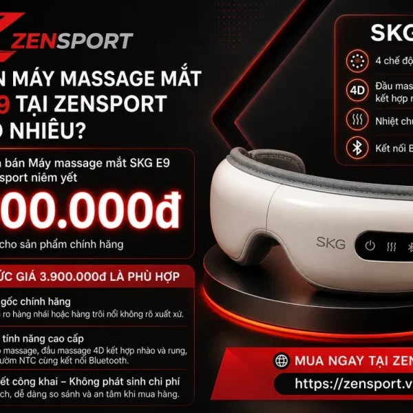 Giá bán Máy massage mắt SKG E9 tại Zensport là bao nhiêu