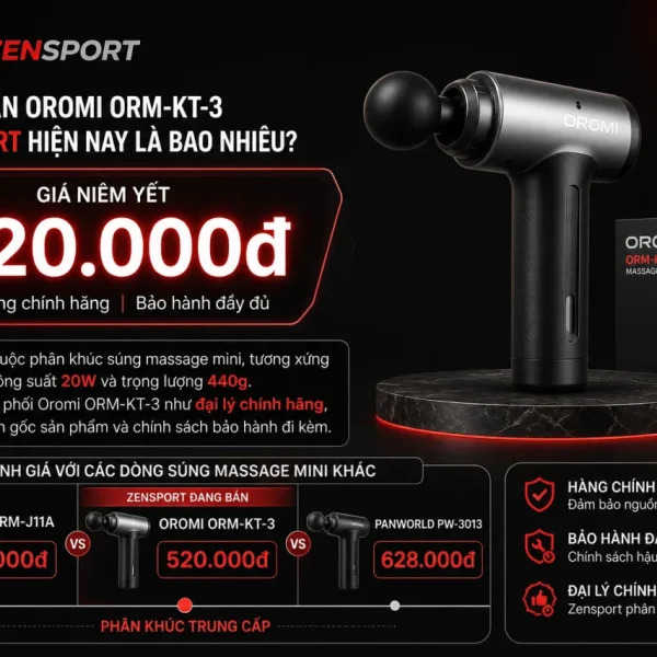Giá bán Oromi ORM-KT-3 tại Zensport hiện nay là bao nhiêu