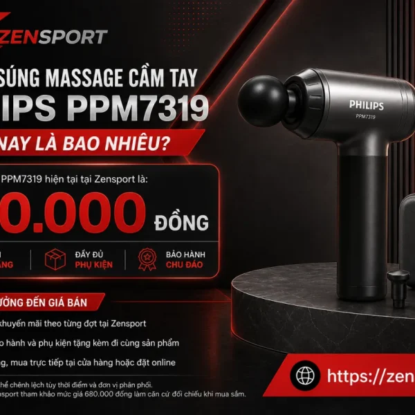 Giá Bán Súng Massage Cầm Tay Philips PPM7319 Hiện Nay Là Bao Nhiêu