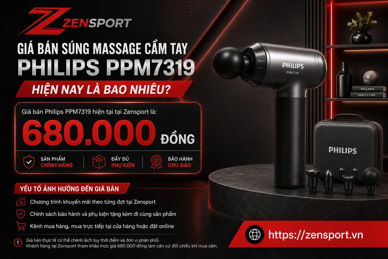 Giá Bán Súng Massage Cầm Tay Philips PPM7319 Hiện Nay Là Bao Nhiêu Giá Bán Súng Massage Cầm Tay Philips PPM7319 Hiện Nay Là Bao Nhiêu