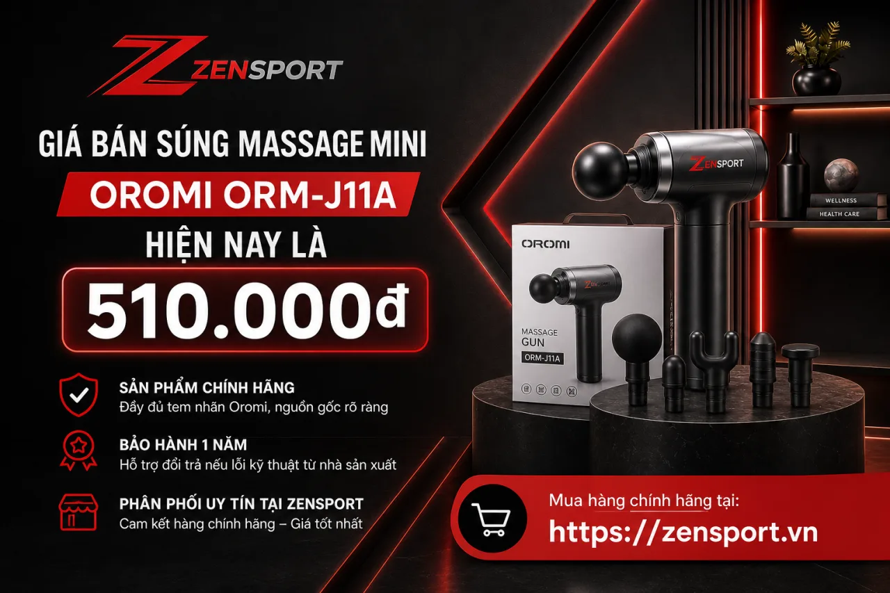 Giá bán súng massage mini Oromi ORM-J11A hiện nay là bao nhiêu Giá bán súng massage mini Oromi ORM-J11A hiện nay là bao nhiêu