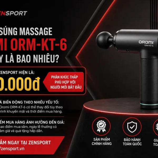 Giá bán súng massage Oromi ORM-KT-6 hiện nay là bao nhiêu