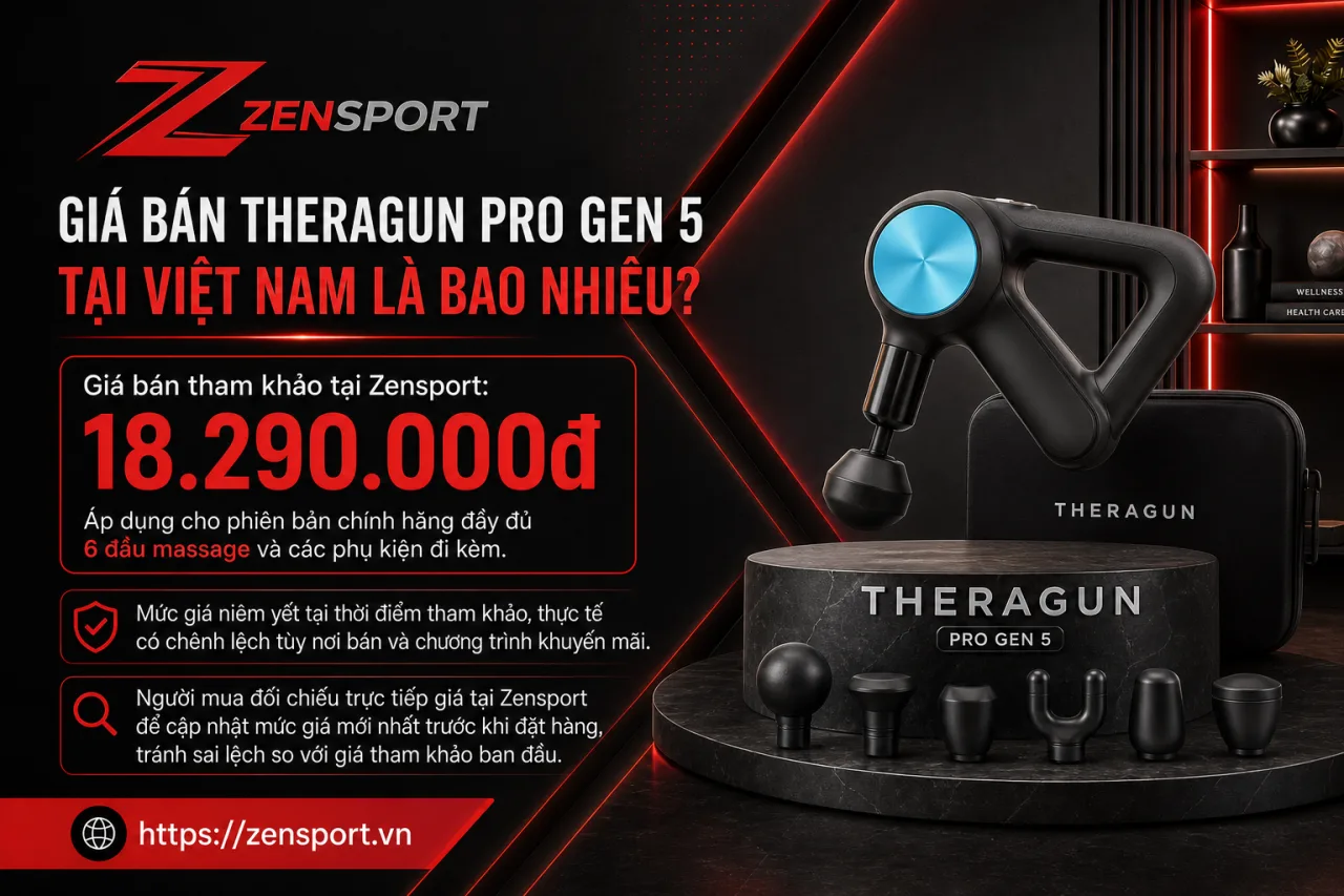 Giá bán Theragun Pro Gen 5 tại Việt Nam là bao nhiêu Giá bán Theragun Pro Gen 5 tại Việt Nam là bao nhiêu