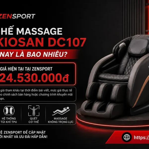 Giá Ghế massage Daikiosan DC107 hiện nay là bao nhiêu