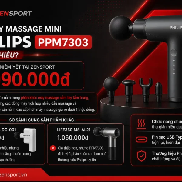 Giá máy massage mini Philips PPM7303 bao nhiêu