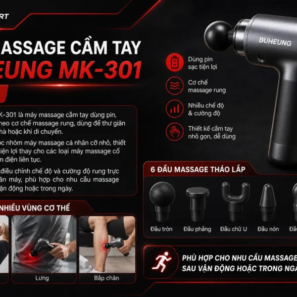 Máy massage cầm tay Buheung MK-301