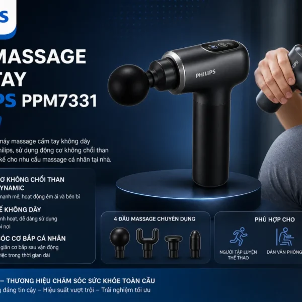 Máy massage cầm tay Philips PPM7331